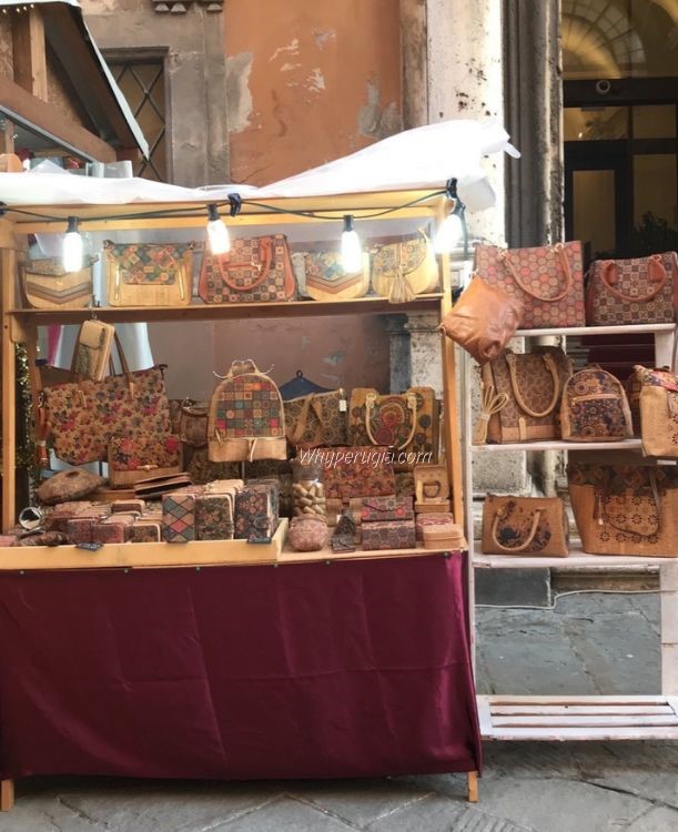 unique local shops are in Perugia for authentic souvenirs