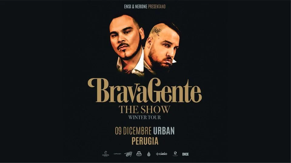 Event Banner Ensi & Nerone "Brava Gente" | Urban - Perugia