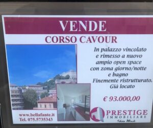 What's driving the high demand for flats for rent in Perugia's city center